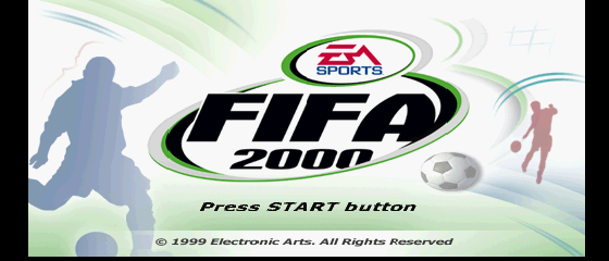 FIFA 2000 - Major League Soccer Title Screen